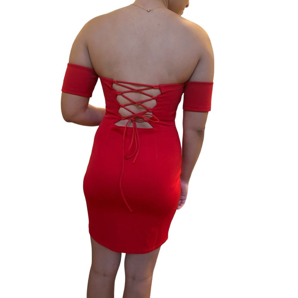 Tobi Red strappy dress - Teen